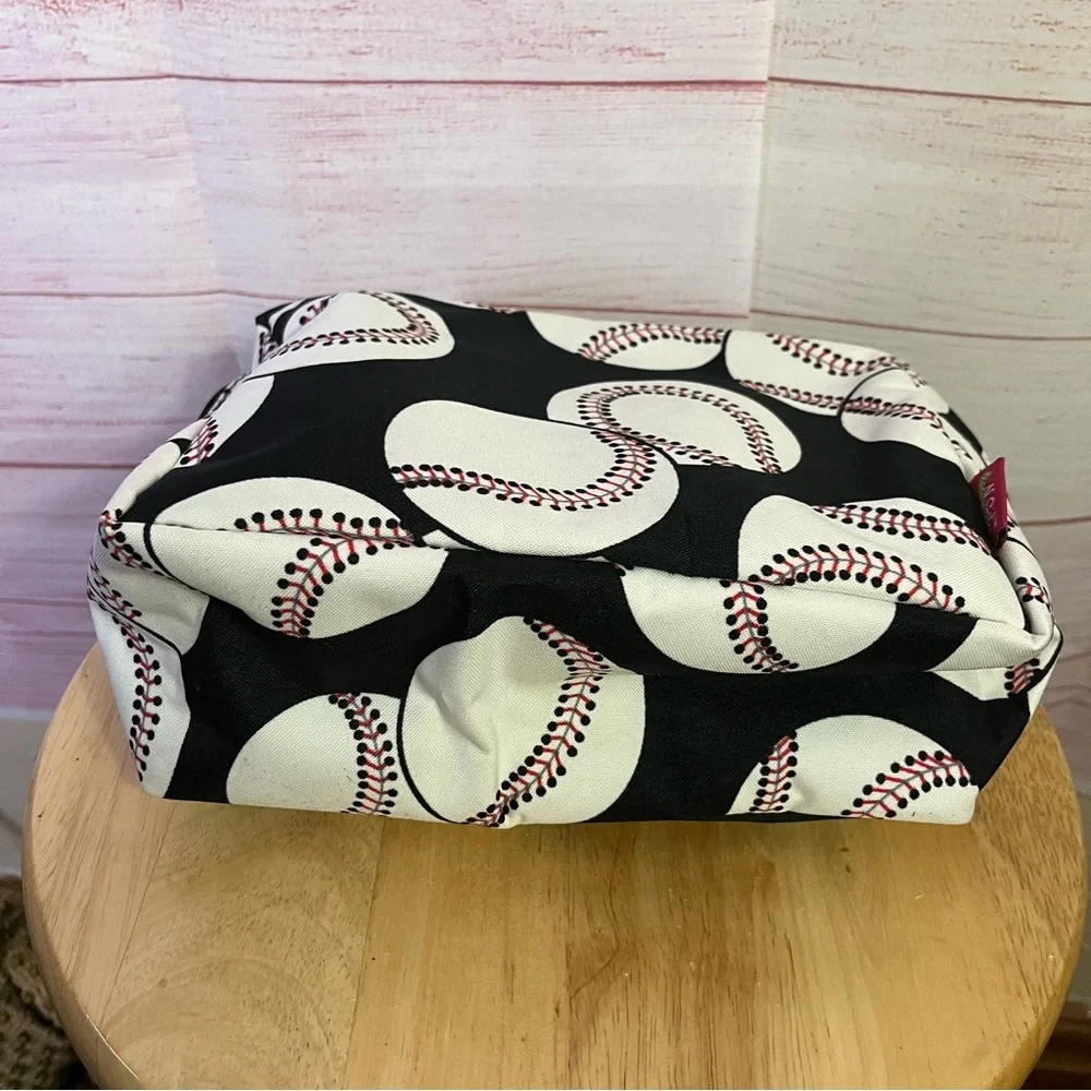 NGIL Large‎ BaseballCosmetic Travel Bag Pouch